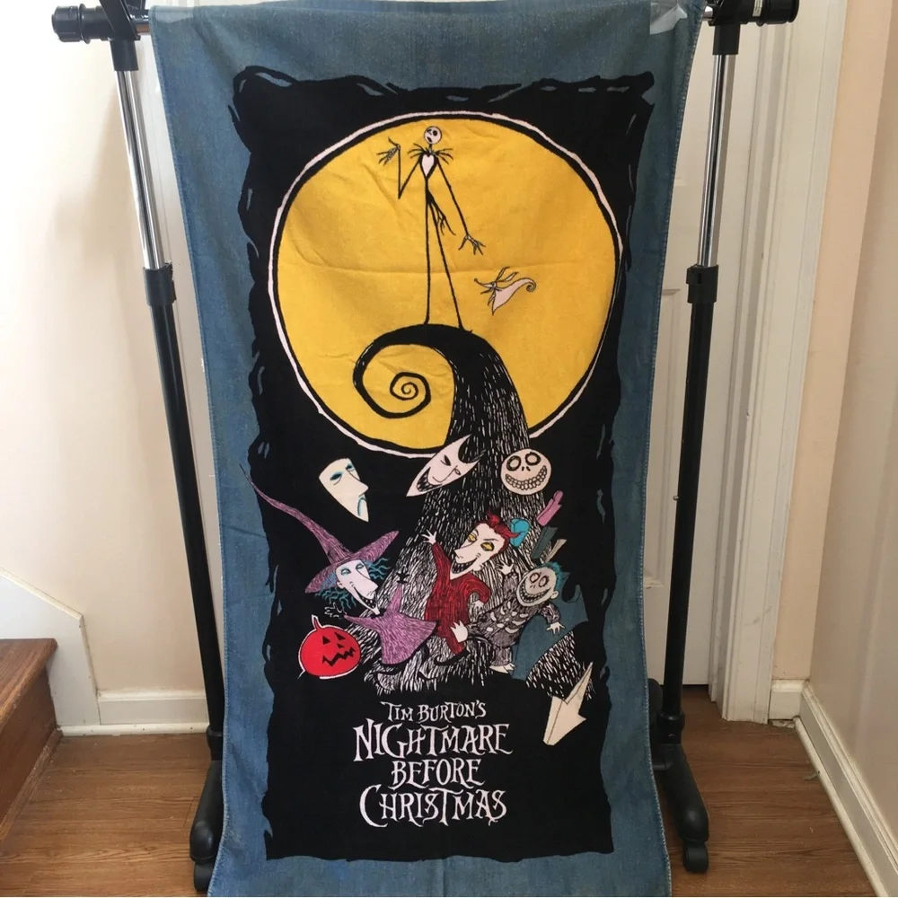 Vintage Nightmare Before Christmas Beach Towel  Original 1990’s